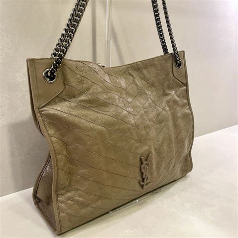 ysl niki taupe|st laurent ysl niki bag.